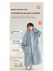 Kids' Winter Coral Fleece Bathrobe - Double-Layer Warm Pajamas for Boys or Girls