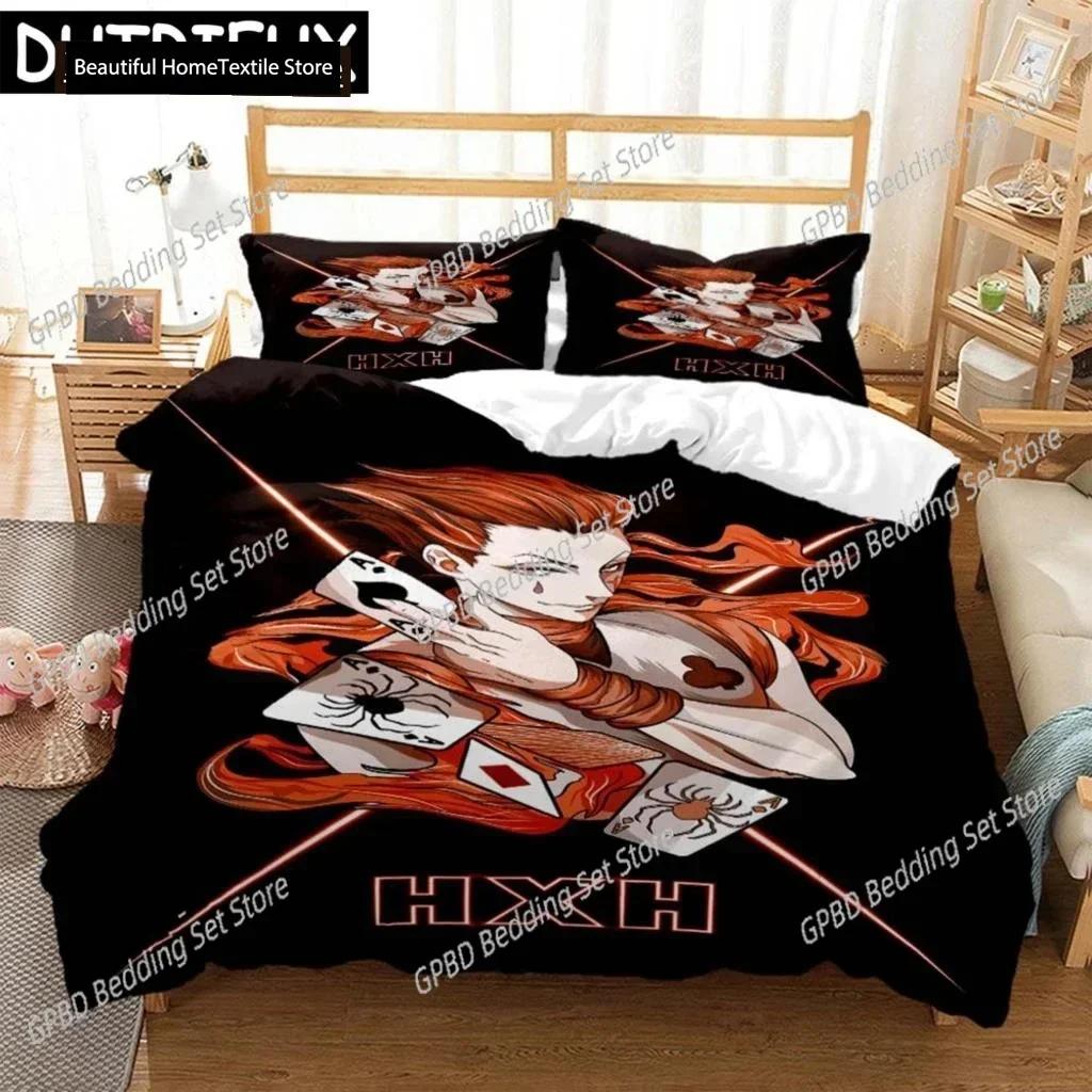 Luxury  New 3D Print HUNTER×HUNTER Digital Print Polyester Bedding Sets Boys Covers Duvet Cover Set For Teens Bedding Set