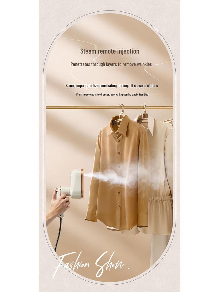 Portable Folding Mini Iron & Handheld Garment Steamer for Travel & Home