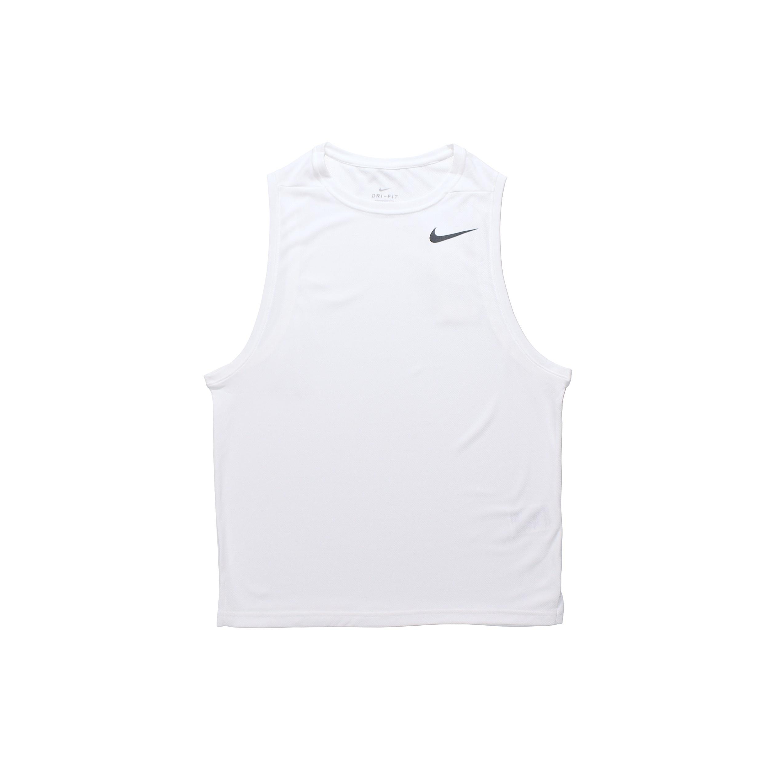 Nike Superset Training Vest Quick Dry Gym Vest White Men s AQ0464-100 S