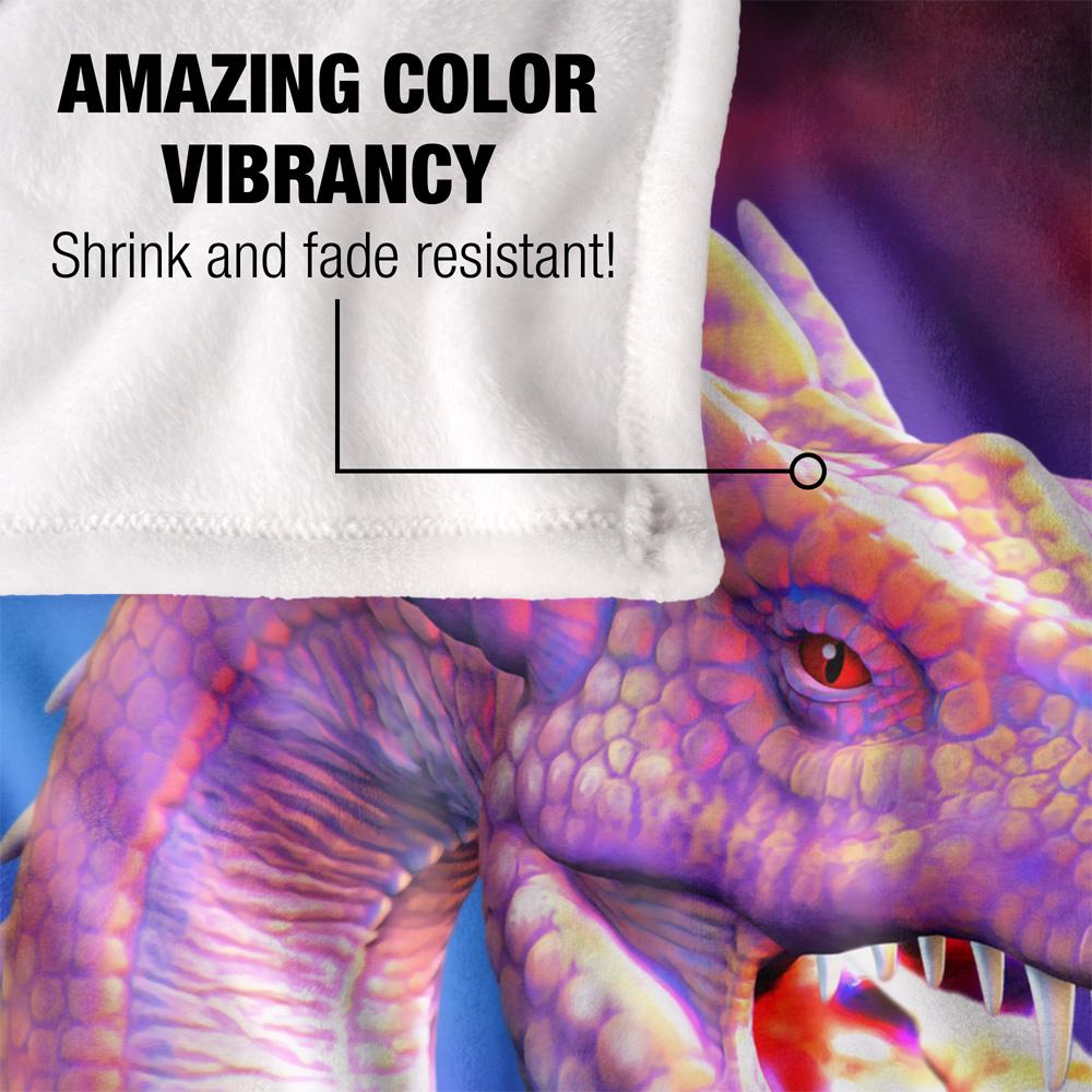 Royce McClure Silky Dragon Fire Supersoft Blanket