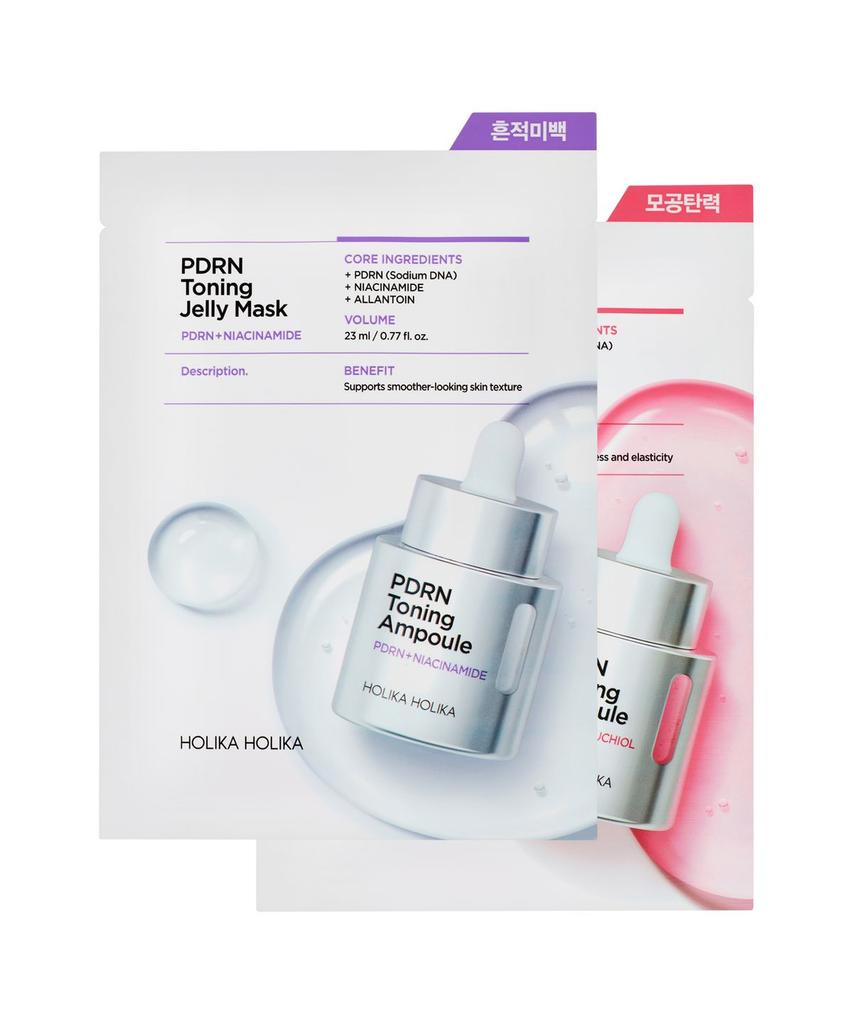 (4 Sheets) PDRN Pore Tightening, Blemish Brightening Jelly Mask