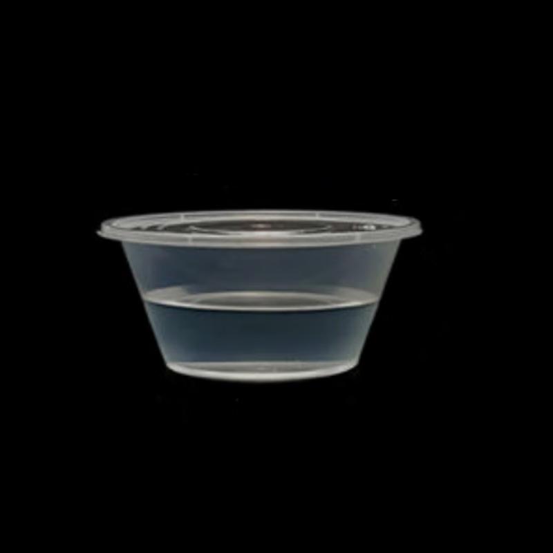 Panda Disposable Round Meal Boxes