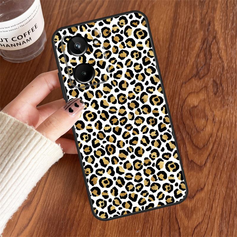 Coque Luxe Léopard Pour Realme 10 11 12 13 14 15 Pro Plus C65 C71 C75 C55 C63 C61 C53 C67 C35 GT6 GT7 Pro
