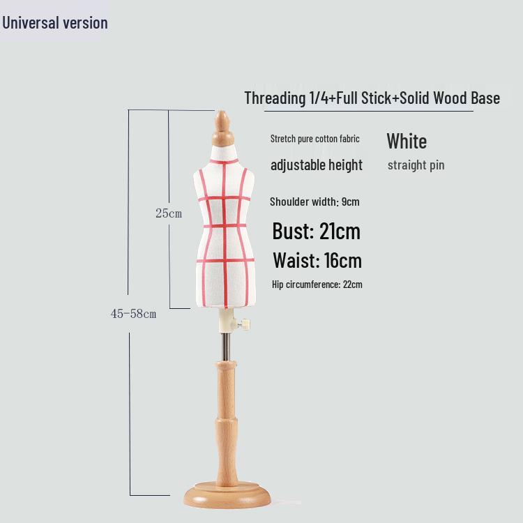 Mini Female Draping Mannequin for Student Tailoring