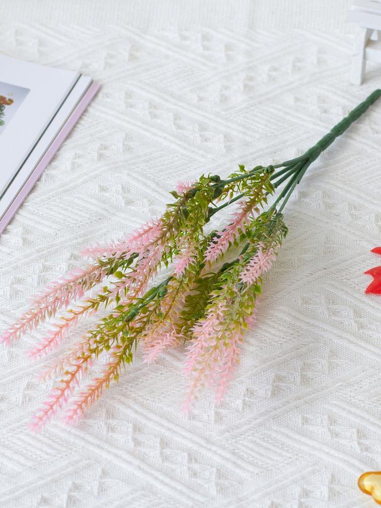 10 Bundles Artificial Lavender Flowers Fake Flowers Decorating Home Table Room Decor Garden Wedding Decoration Outdoor Plants