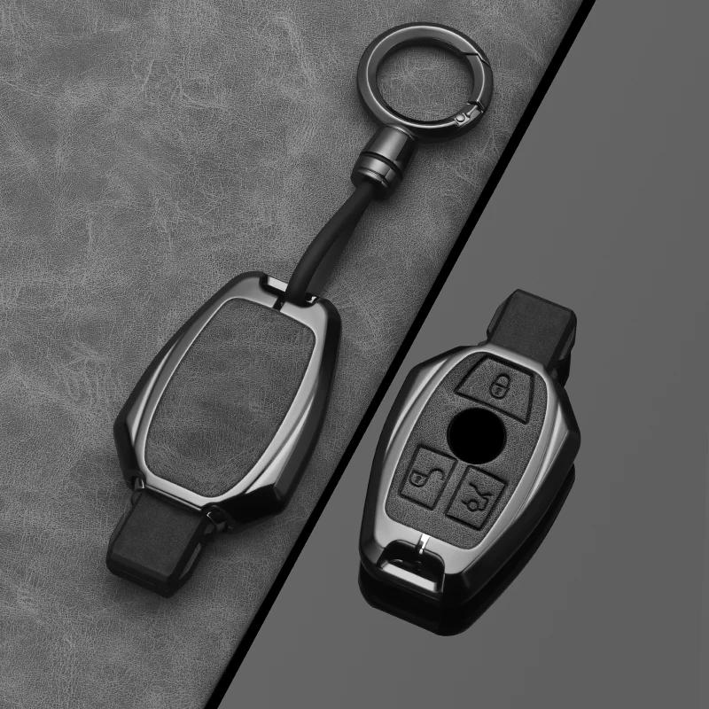 

Interior Mouldings Alloy Style Car Key Case Cover Shell Fob For Mercedes Benz W204 W205 W212 W213 W176 W177 W219 A B C E S Class
