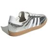 adidas Samba OG Cracked Metallic Pack - Silver Women Sneakers Silver-Metallic Footwear-White Core-White JR0035