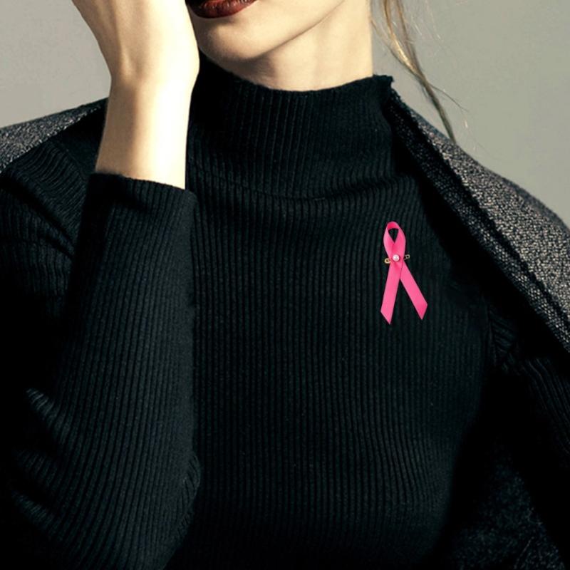 Set mit 200 Schleifenbrosche Pins Wunderschöne Designs Rosa Schleife Emaille Pin Pins zur Gesundheitsaufklärung für Brustkrebs-Aufklärung