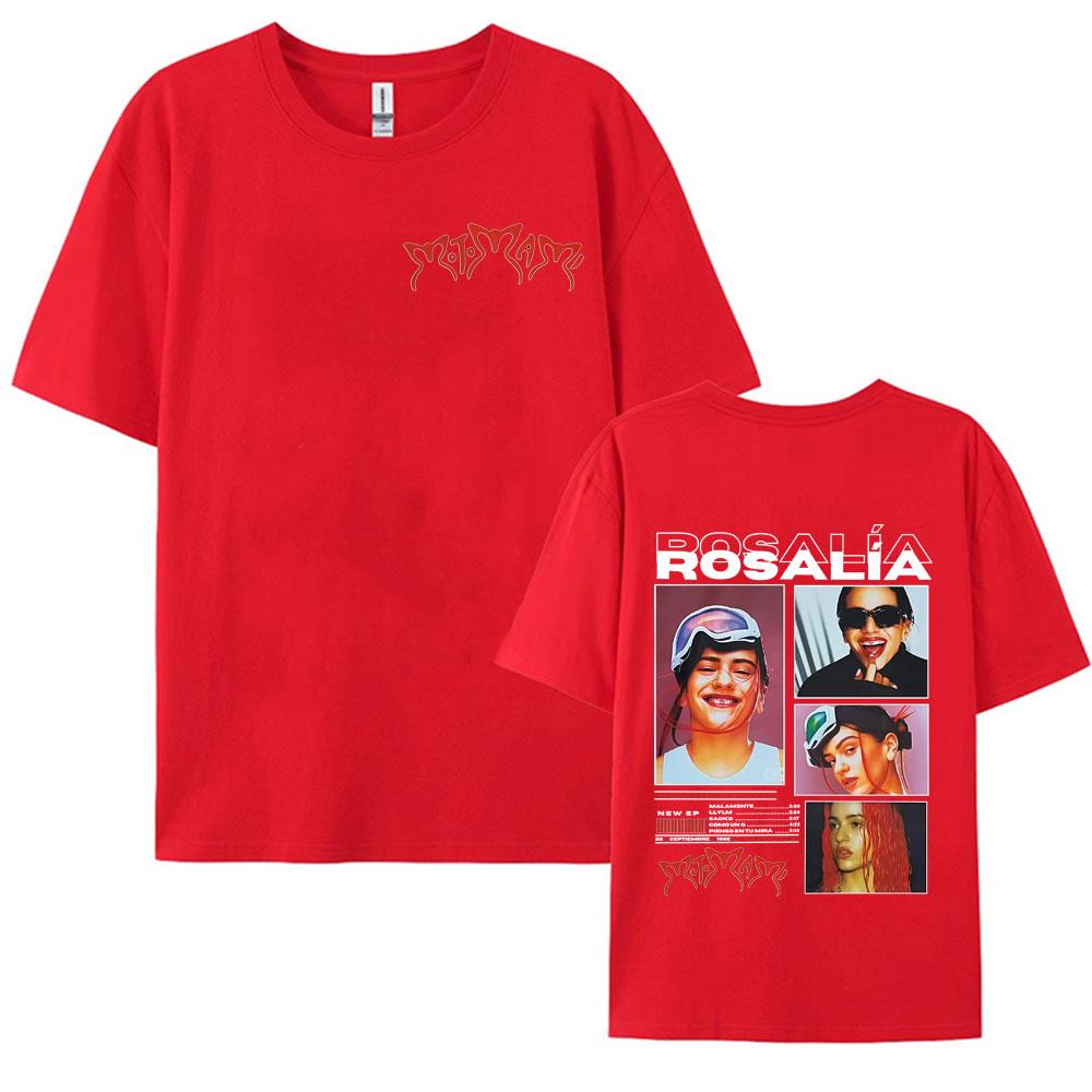 

Singer Rosalia Motomami Album 2025 Merch Tshirts Men Women Fashion Aesthetic Harajuku Street T Shirt Casual Summer Tops Tshirt S