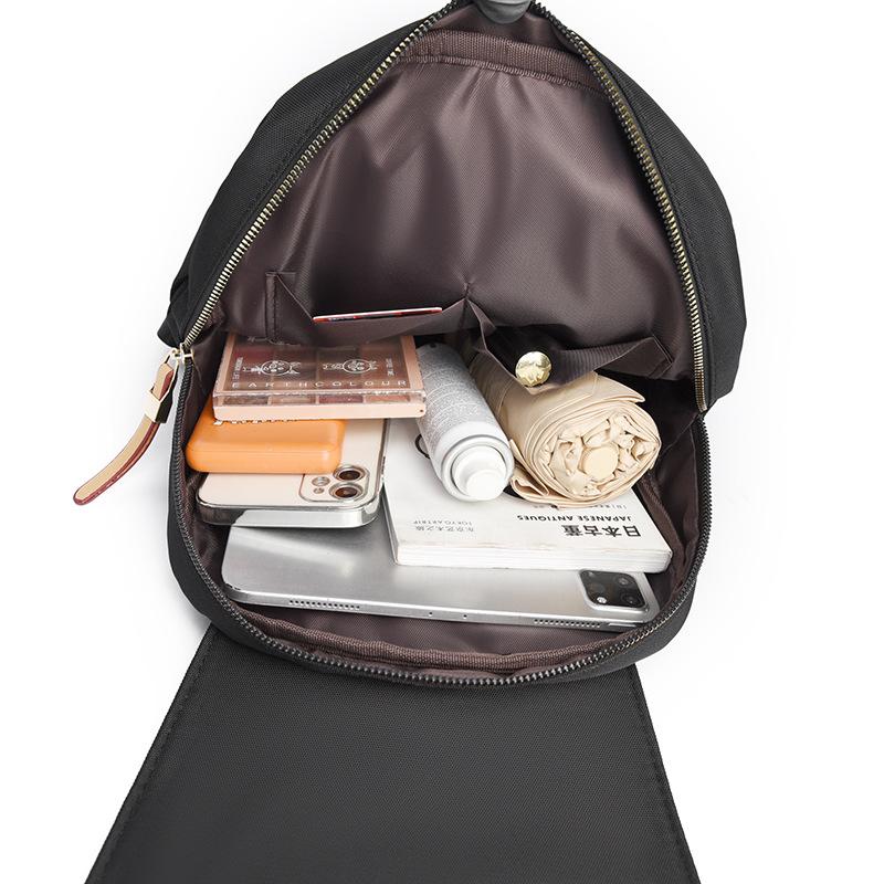 Daishu backpack women's 2025 new travel oxford cloth backpack middle-aged versatile fashion canvas schoolbag large capacity