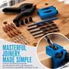 34pcs 15° Drilling Angle Pocket Hole Jig Kit Oblique Drill Positioner  For Carpenters