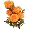 (Pack of 3, Thai Artificial Yellow Marigold Bunch, Artificial Flowers, Marigold Flower, Yellow Flowers, Marigold Yellow, Calendula officinalis
