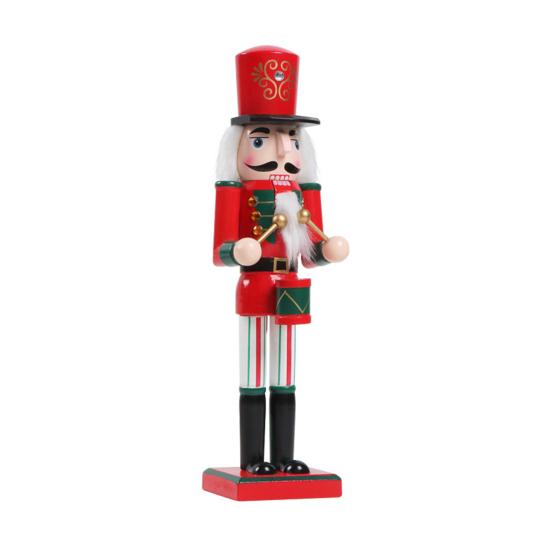 Yousheng Weihnachts-Nussknacker-Ornament Großer Holzsoldaten-Nussknacker Figur für Weihnachtsbaum Haustür Hoteldekoration