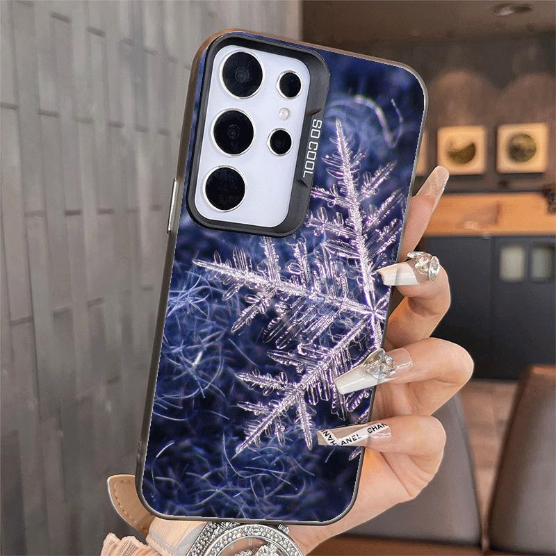 Snow Snowflake Winter Cold Shockproof Phone Case for Samsung A17 A16 A15 A14 A37 A57 A36 A56 A26 A35 A55 A25 A34 A54 A24 A13 A23