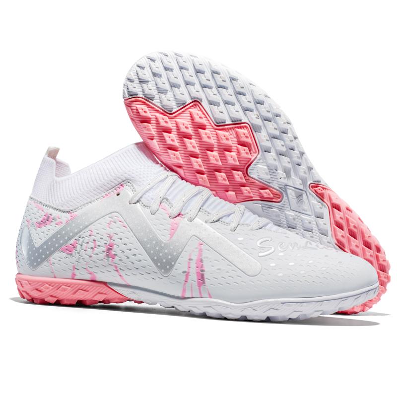 

33-46 Детские футбольные бутсы с мягкой резиновой подошвой, короткие шипы, искусственный газон, кожа, детские футбольные бутсы для молодежи, мужские спортивные футбольные бутсы большого размера 46