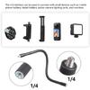 Flexible 28cm 35cm 48cm Camera Extension Stick Extender Tube With 1/4in Screw For Tripods And Selfie Sticks