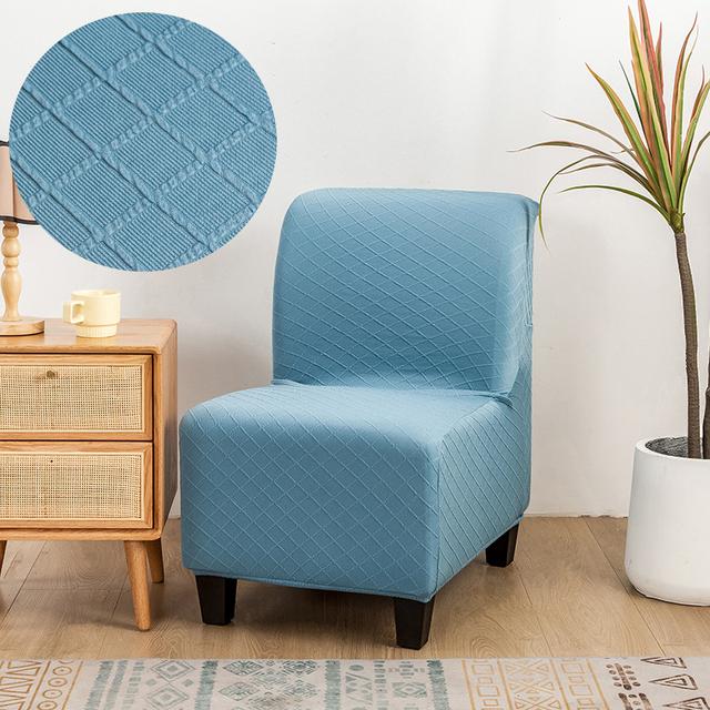 Armless Chair Furniture Slipcovers Repellent Accent Dining Chair Cover Armless Slipper Protector Removable Slipcover Used For Living Home Hotel