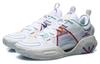 Li Ning All City 9 V1.5 Abrasion Resistant Breathable Low Top Basketball Shoes Men's White ABAT121-1