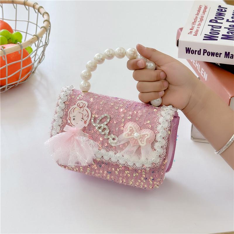 Stylish And Cute Beaded Crossbody Backpack For Girls Ideal For Preschool Use