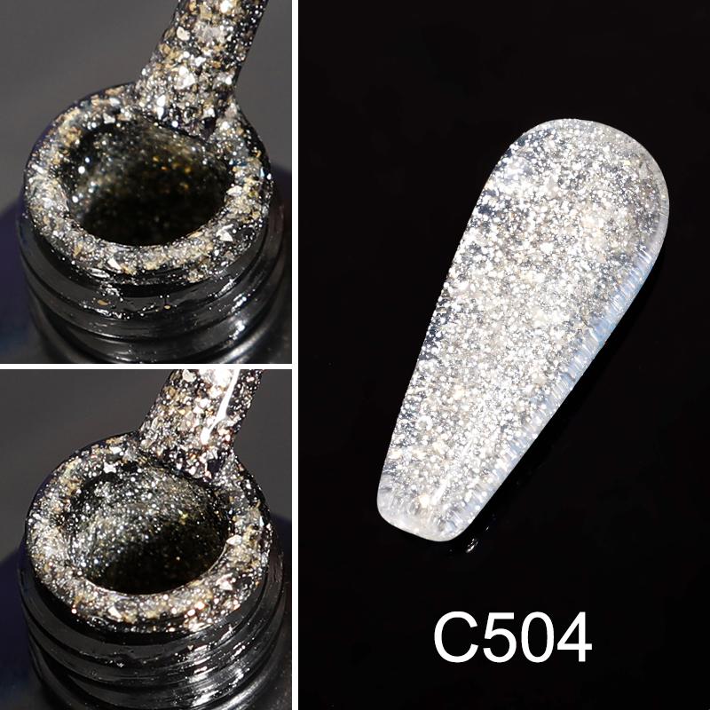 ROSALIND 7ml Reflektierender Nagelgellack 9D-Effekt DIY Semi Permanenter UV-LED-Lack Soak Off Cat Magnetic Nail Art Gel