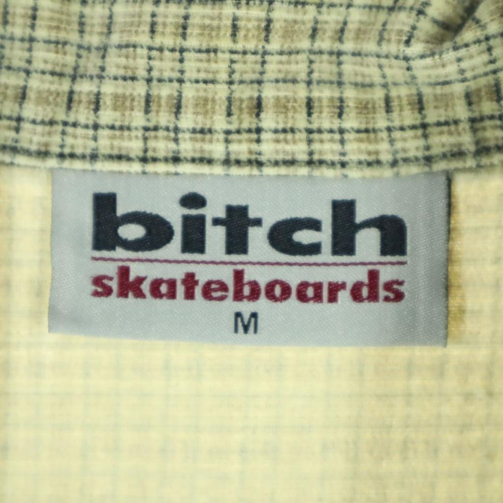 bitch 90s Old Check Pattern Long sleeve Corduroy shirt M Brown Men's Used