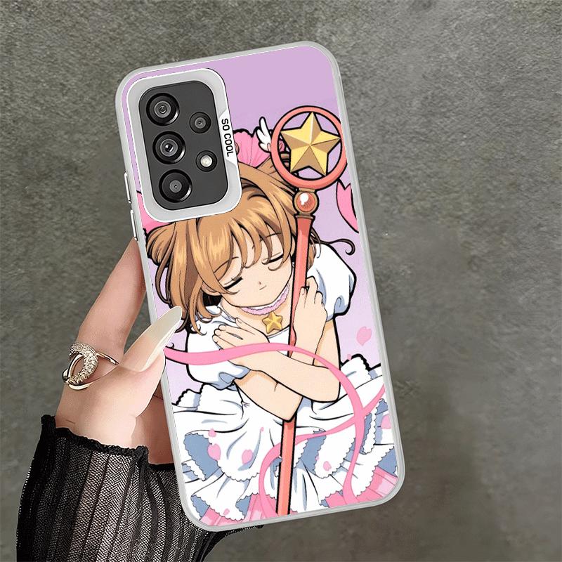 CardCaptor Sakura Anime Soft Phone Case for Samsung A17 A16 A15 A14 A13 A57 A56 A55 A54 A53 A37 A36 A35 A34 A33 A26 A25 A24 A23