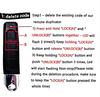 Gantch 433MHZ Universal Learn Copy Remote Control suitable for control garage doors electric gates security systems,YDABCD-Black