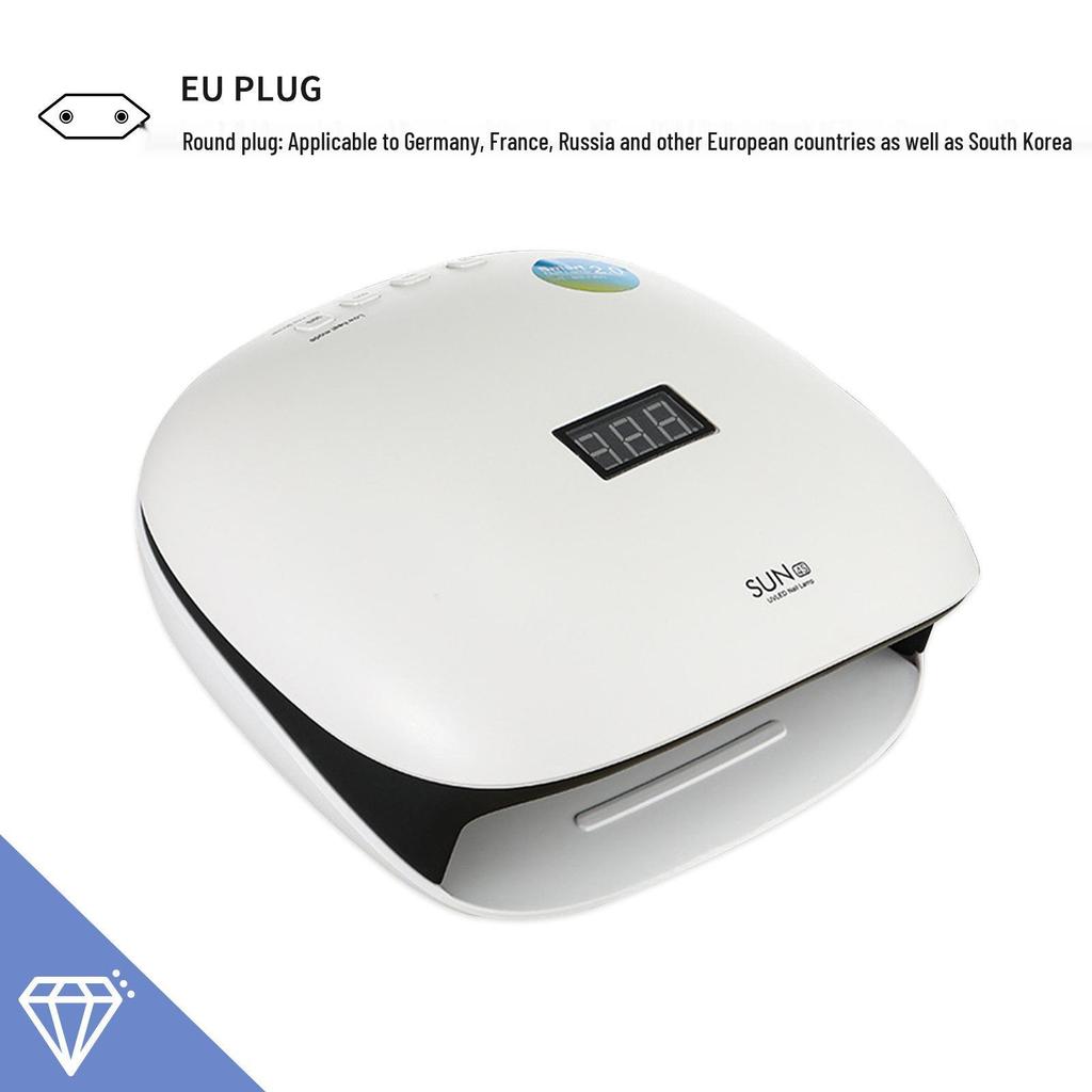 SUN12C34S 48W Nail Lamp: Touchscreen, Intelligent Induction Phototherapy System