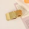 Anti-lost Pen Loop Holder Metal Pencil Holder Vintage Bookmark  Stationery Supplies
