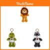 Cartoon Animal Plush Keychain Panda Soft Toy Car Pendant For Backpack Decor