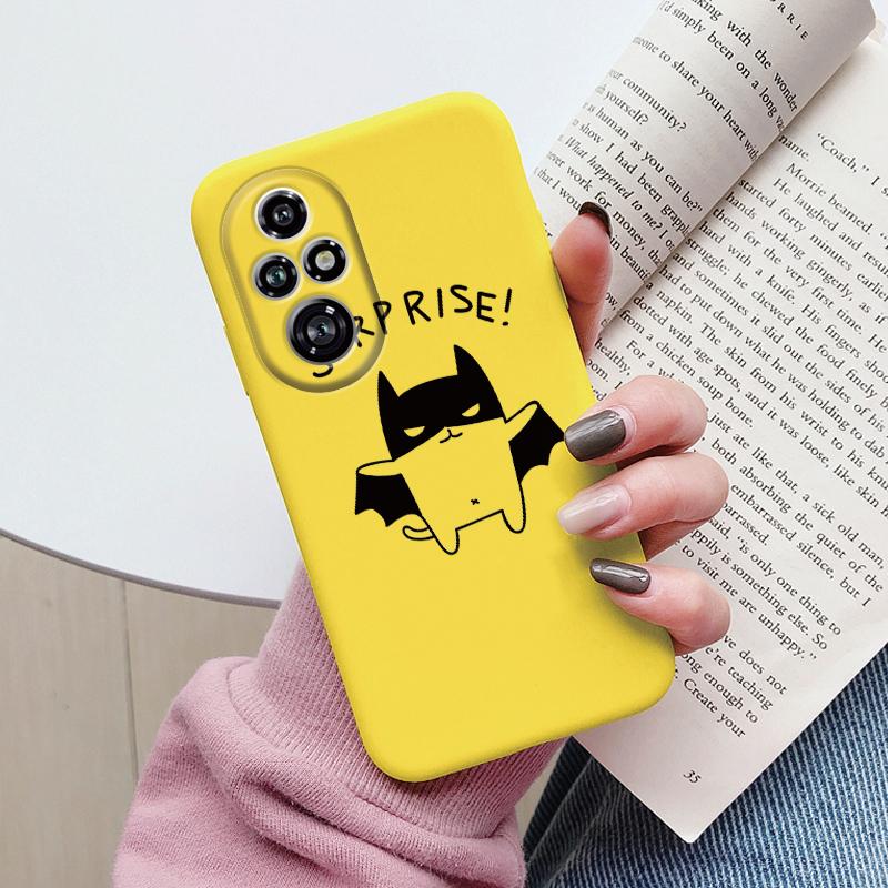 Beautiful Flowers For Honor 200 Pro Case Cute Heart Leopard Print Cover Soft Silicone Matte Protective Funda For Honor 200 Smart
