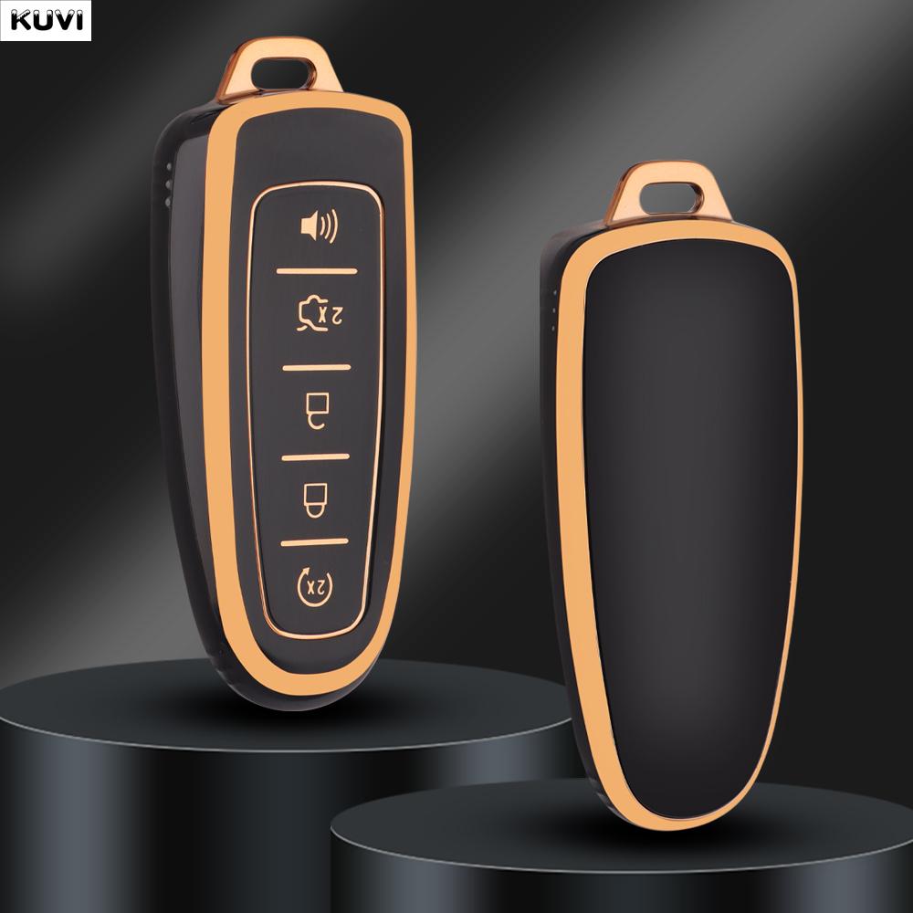 5 Buttons Tpu Car Key Case Cover For Ford Explorer Edge Escape Flex Taurus 2011 2012 2013 2014 Remote Smart Holder Fob