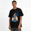 Vintage Palm Tree Paradise Print Casual Vacation Style T-Shirt Pure Cotton T-shirt