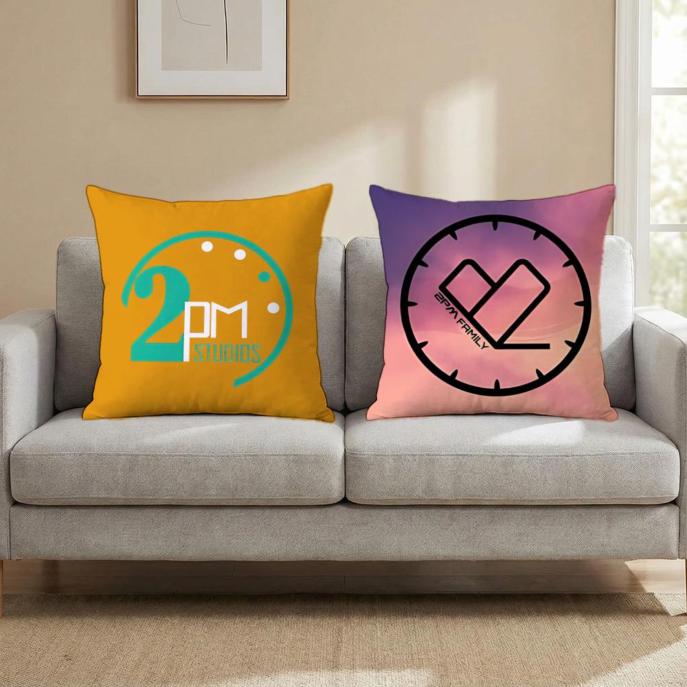 Kpop Style 2Pm Cushion Cover Cushion Cover Set 4Pcs 50X50 45X45 40X40 Pillowcase Decorative Sofa Home Decor
