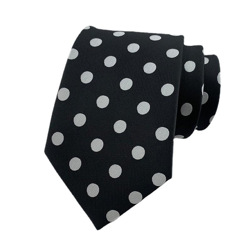 3.15" Fashion Wave Dot PaisleyTies Cravată pentru bărbați Circle Dot pentru nuntă