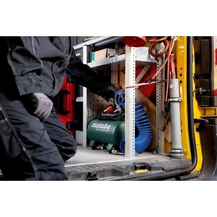 Compresseur - METABO - Basic 160-6 W OF - 6 Litres - 900 W - 8 Bar
