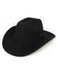 Western Wool Black Fedora Cowboy Fedora