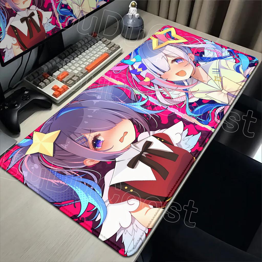 2026 New Wallpaper Needy Streamer Overload Mousepad Kawaii Angel Needy Girl Overdose Mouse Pad Gaming XXL Keyboard Desktop Mat