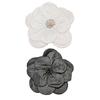 Multi Layer Soft Fabric Large Flower Brooch Stylish Breastpin for Dresses and Tops Floral Shaped Corsage Party Accessory