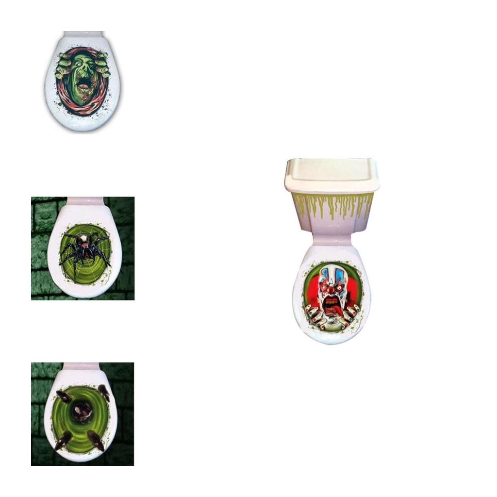 Premium Quality Halloween Bloody Hand Toilet Cover For Scary Zombie Decor