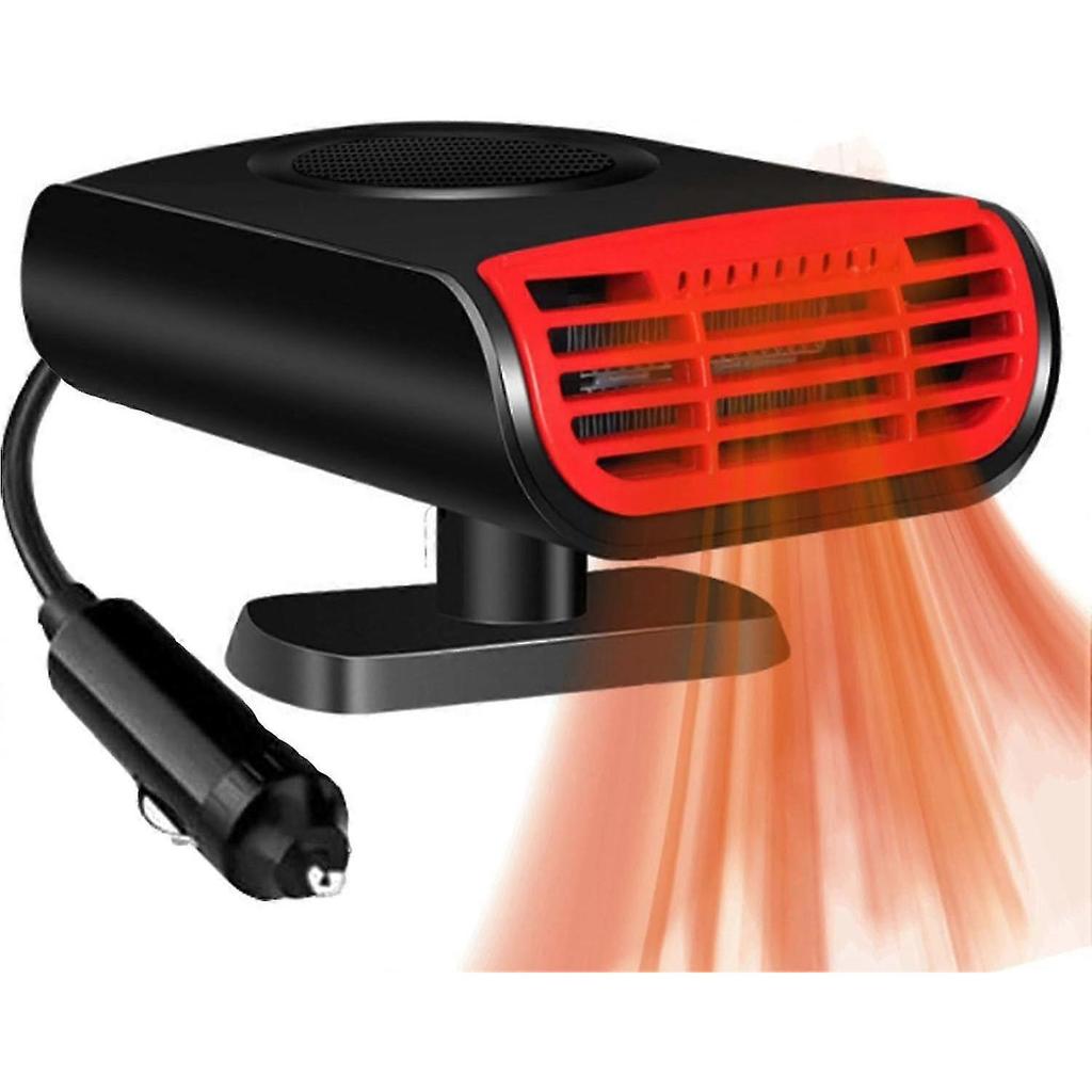 Car Heater, 12v 150w Portable Car Heater Defroster Fans Heating & Cooling Fast Plug In Cigarette Lighter Vehicle Microwave Molecular Deicing