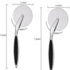 Stainless Steel Pizza Cutter Single Wheel Cake Bread Pies Round Zinc Alloy Handle Kitchen Cutting Tools Pizza Slicer 1