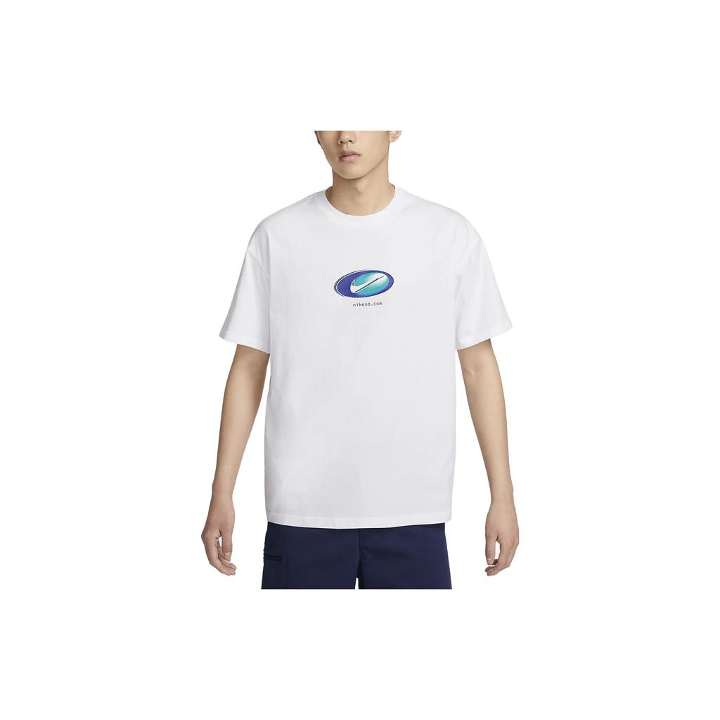 New Nike Drop Shoulder Sleeve T Shirt Men's White DX9461-100