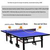 Folding Indoor Standard Size Movable Table Tennis Table with Free Shipping