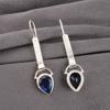 London Blue Topaz Gemstone 925 Sterling Silver Jewelry Handmade Earrings 2.3" EE-166-11