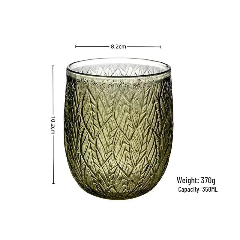 

Shangqi Leaf Pattern Glass Tumbler Set