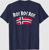 Norway Row, Norge Ro Skjorte. T-skjorte NorgesflaggÅpnes i nytt vindu eller ny fane