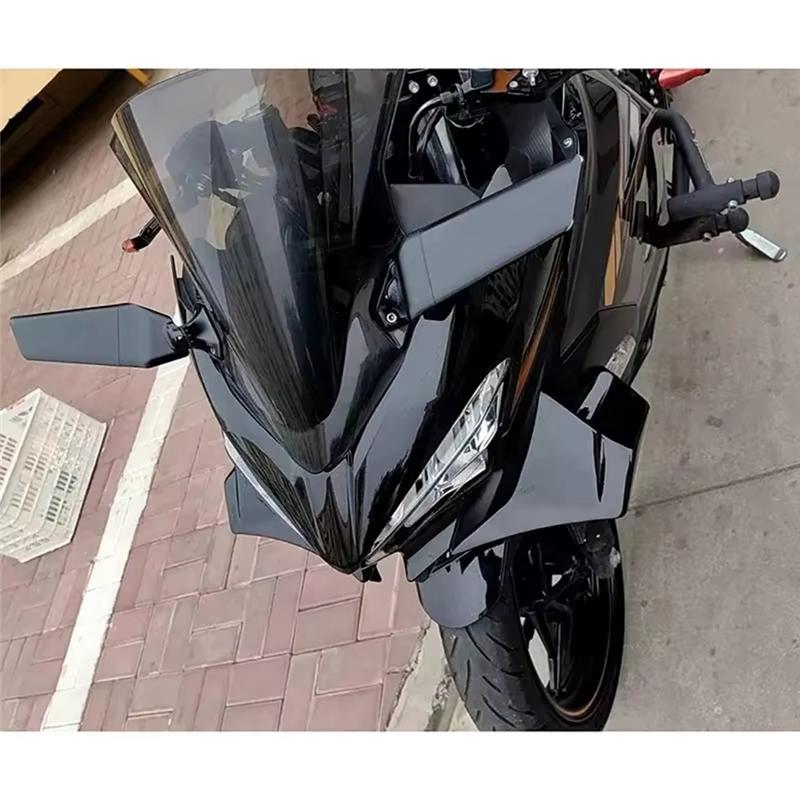 Motorcycle Aerodynamic Spoiler For KAWASAKI NINJA 400 2018- Motorcycle Fairing Winglets