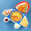 Airplane Car Shaped Dinner Plate Detachable Kid's Lunch Plate Feeding Food Tray  Household